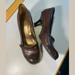Bandolino - Size 7.5M - Women's Garvey Brown Mary Jane with Heel